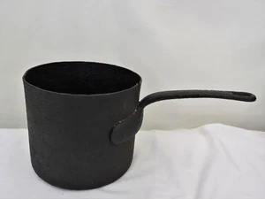Vintage Cast Iron Pan Marked NES WES CO Thin Walls Handle Attached w/ Pegs - Picture 1 of 12