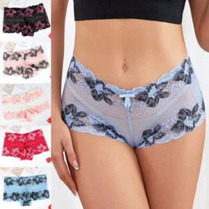 Women Sexy Lingerie Ladies Lace French Knickers Panties Briefs Shorts Underwear - Picture 1 of 28