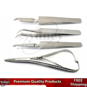 Dental Bracket Holding Reverse Action Placing Tweezers & Needle Holder Mathieu - Picture 1 of 5