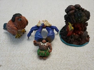 Disney Moana Figures PVC Toppers or Toys Lot of 4 - Picture 1 of 8