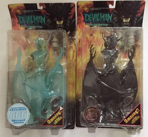 Future Models Devilman Action Figure Zenon Lot 2 set Rare Cover