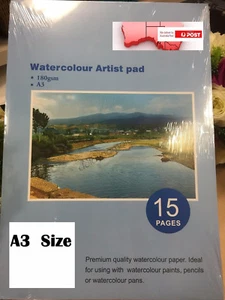 A3 Watercolour Paper Art Artist Sketchbook Sketch Pad Journal Drawing Painting - Picture 1 of 1