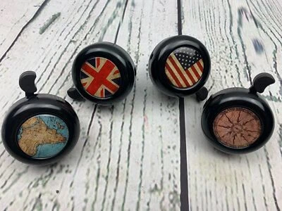 4 Pack Bike Bells Loud Clear Sound Aluminum Bicycle Bell Bike Accessory - Image 1 of 2