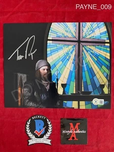 Tom Payne autographed signed 8x10 photo The Walking Dead Beckett COA Jesus - Picture 1 of 1