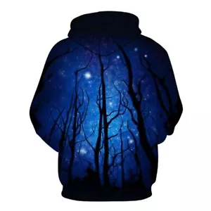 New Fashion 3D Men Women's Unisex Hoodie Sweater Sweatshirt Jacket Graphic Tops - Picture 1 of 2