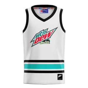 Mountain Dew Baja Blast Pro Player White Performance Tank - Picture 1 of 2