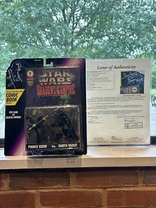 Star Wars Shadows of the Empire Vader vs. Xizor SIGNED BY DAVE PROWSE JSA LETTER - Picture 1 of 4