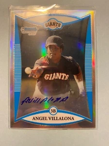 A26,140 - 2008 Bowman Chrome Prospects #BCP281 Angel Villalona Auto/500 - Picture 1 of 1