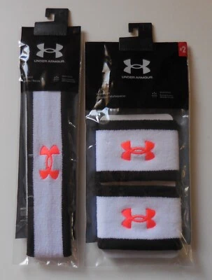 1 diadema Under Armour de rendimiento a rayas y 1 par de pulseras Foto 1 de 4