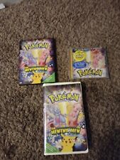 Pokemon  Mewtwo Strikes Back DVD & VHS also SEALED Pokemon the First Movie CD