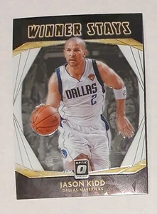 Jason Kidd Dallas Mavericks 2020-21 Panini Donruss Optic Winner Stays Card №12 - Picture 1 of 2