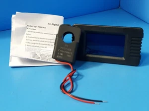 MEDIDOR DE POTENCIA, PZEM-022, PEACEFAIR, 100A, 260V, SPLIT CT, 45-65Hz - Imagen 1 de 11