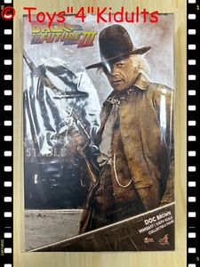Hot Toys MMS617 Back To The Future Part III Dr. Emmett Brown Doc Brown Figure - Picture 1 of 1