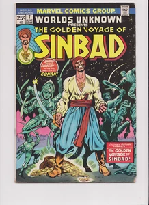 Worlds Unknown #7 Marvel Comics 1974 Die goldene Reise von Sindbad - Bild 1 von 2
