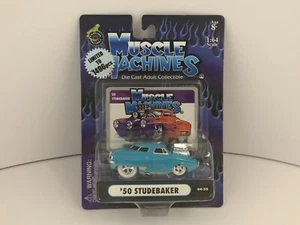 Muscle Machines Limited '50 Studebaker with White Tires 04-50 1:64 Scale on Card - Picture 1 of 3