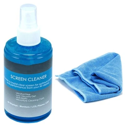 Screen Cleaner Cleaning Kit 200 ml LCD Plasma PC Laptop Tablet Monitor Display - Image 1 of 4