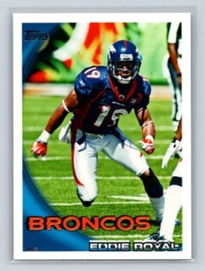 2010 Topps #414 Eddie Royal Denver Broncos - Imagen 1 de 2