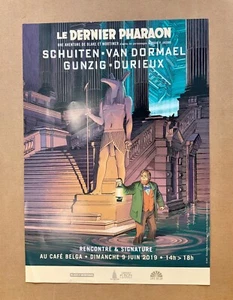 SCHUITEN AFFICHE LE DERNIER PHARAON BLAKE ET MORTIMER 42X60CM TBE - Imagen 1 de 1