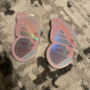Lot Of 2 Beautiful Glow by Justice Highlighter Palette Mirror Inside! - Picture 1 of 2