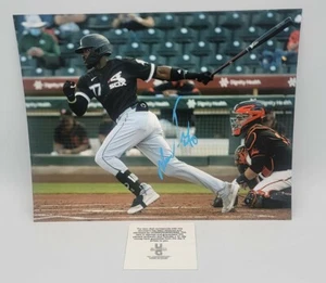 FOTO BASEBALL 8X10 FIRMATA MICKER ADOLFO CHICAGO WHITE SOX STAR COA MLB - Foto 1 di 3