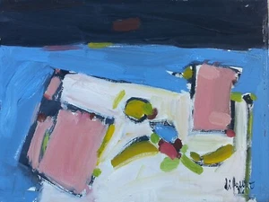 TIZIANA DI FONZO, title "FLOWERS", oil on canvas cm 50x60 - Picture 1 of 1