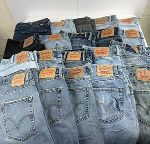 Venta al por mayor lote de 20 pares de jeans para hombre Levi's grado B - Imagen 1 de 9