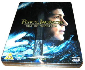 Percy Jackson: Sea of Monsters - New Sealed 3D Blu-Ray - Steelbook Edition - Picture 1 of 2