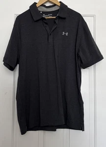Under Armour Grey Polo Top XL - Picture 1 of 3
