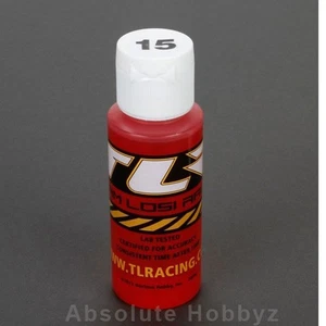 Team Losi Racing Silicone Shock Oil, 15wt, 2oz - TLR74000 - Picture 1 of 1