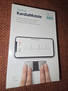AliveCor KardiaMobile ECG EKG Heart Monitor - Smartphone compatible. SEALED. - Picture 1 of 8