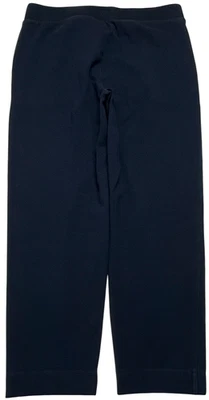 T By Talbots Pants Womens (MP) Navy Pull On Straight Crop Elastic Waist Stretch - Image 1 of 4