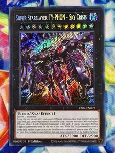 Yu-Gi-Oh! Super Starslayer TY-PHON - Sky Crisis RA04-EN072 Secret Rare - Picture 1 of 2