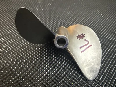 #71 Acero Inoxidable 7217/470 1/4"" Hélice 75mm 2 Palas 6518 Prop Barco RC Foto 1 de 4