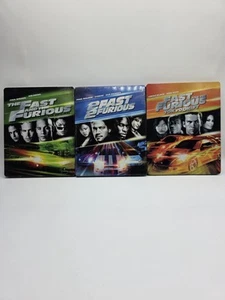 The Fast And The Furious 1-3: Blu-ray And DVD Limited Edition SteelBook - Picture 1 of 10