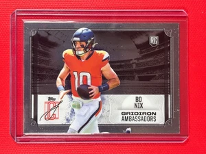 2024 Topps Signature Class - Gridiron Ambassadors Bo Nix #GA-4 (RC) - Picture 1 of 2