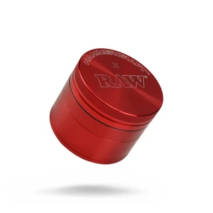 Hammercraft x RAW Smerigliatrice in Alluminio 4 Pezzi - Rosso 2,2" Smerigliatrice Premium - Foto 1 di 7
