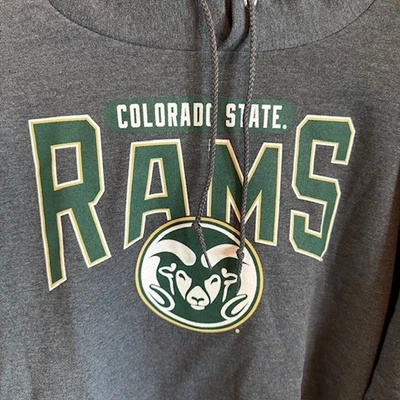 Sudadera con Capucha Pullover Verde NCAA Colorado State Rams Nueva con Etiquetas Talla Grande L Foto 1 de 4