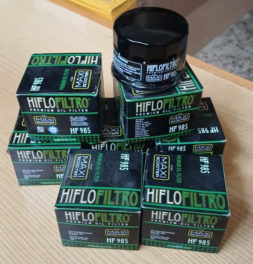 filtro HIFLO olio hf 985 yamaha tmax 500 530 01-16 kymco xciting 500 - Immagine 1 di 1