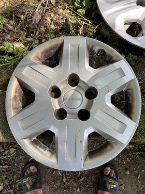 paint peel 09 10 11 12 13 DODGE GRAND CARAVAN 16" wheel cover hub cap Dodge Logo Foto 1 de 4