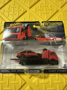 EN MANO Hot Wheels Premium Team Transport 2025 Toyota AE86 Sprinter Trueno Fleet - Imagen 1 de 5