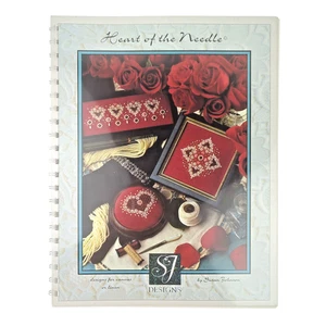 "Heart of the Needle" Bead Embroidery Pattern Book w/Glass Beads | Susan Johnson - Picture 1 of 4