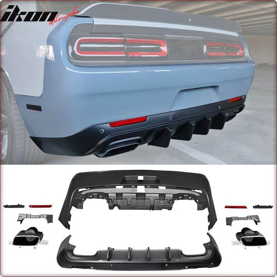 KOMPLETT STOßSTANGE HINTEN FÜR DODGE CHALLENGER 2008 - 2015 SRT 2015+ KONVERT - Bild 1 von 3
