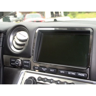 Navigational Trim Ring for 10-13 Nissan GT-R [Stainless Steel/Polished/Brushed] - Image 1 of 4