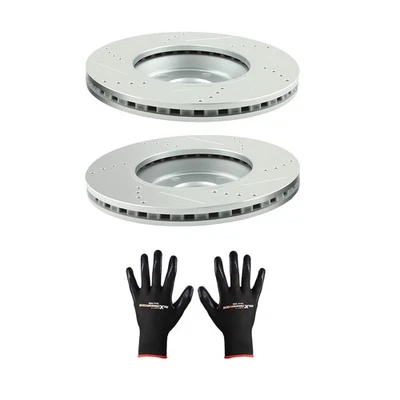 Kit de rotores de freno delanteros perforados para Chevrolet Cobalt/HHR/Malibu para Pontiac G5/G6 Foto 1 de 4