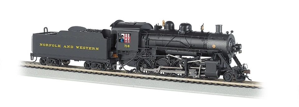 BAC51318 NORFOLK & WESTERN 2-8-0 ROAD #718 WITH WOWSTEAM DCC & SOUND. - Image 1 of 1