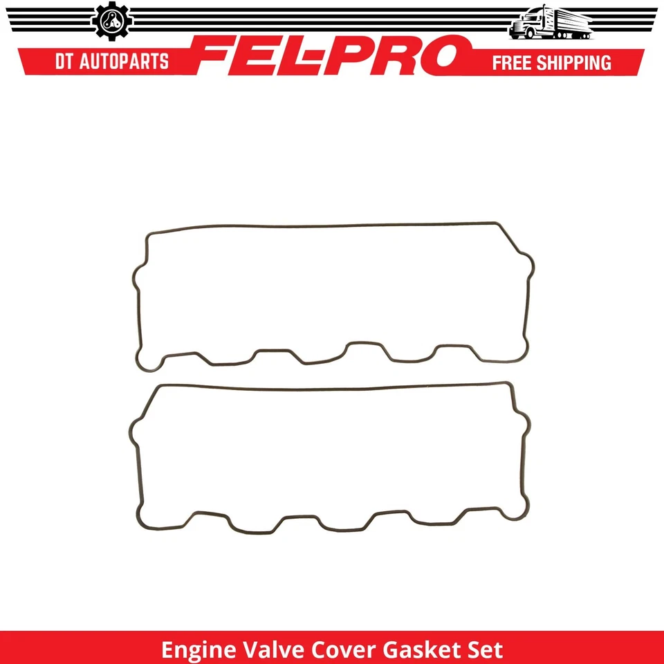 For 2004-2010 Ford E-350 Super Duty 6.0L Eng Valve Cover Gasket Set Lower FelPro - Image 1 of 1