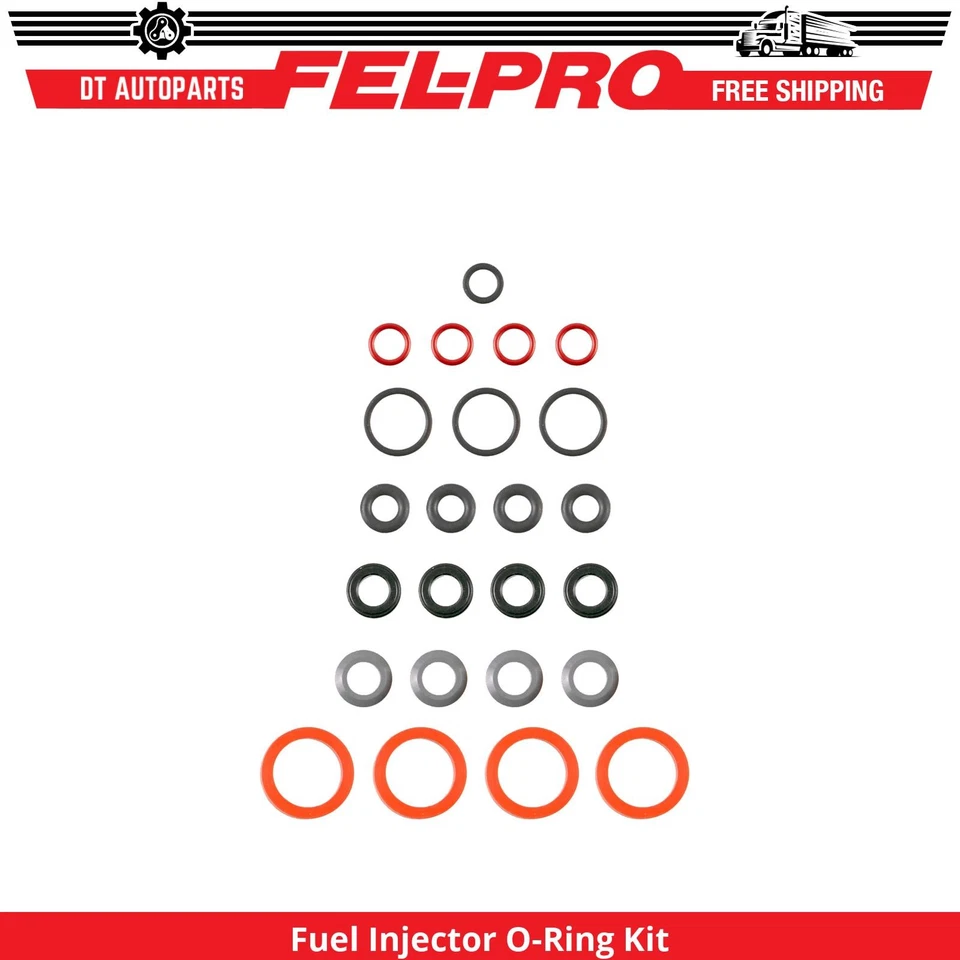 For 2000-2012 Subaru Outback Fuel Injector O-Ring Kit Upper and Lower Fel-Pro - Image 1 of 1