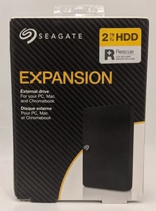 Seagate Expansion Portable External HDD 2TB Black - SRD0NF1 - Afbeelding 1 van 5