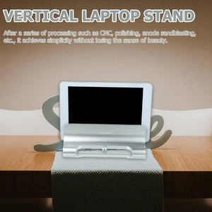 Notebook-Aufbewahrung Büro Vertikaler Laptop-Halterungsständer Tablet -Rack - Photo 1/12
