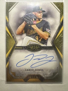 2025 Topps Tier One Jared Jones Autographed Talent Auto Card Pirates /149 - Picture 1 of 2